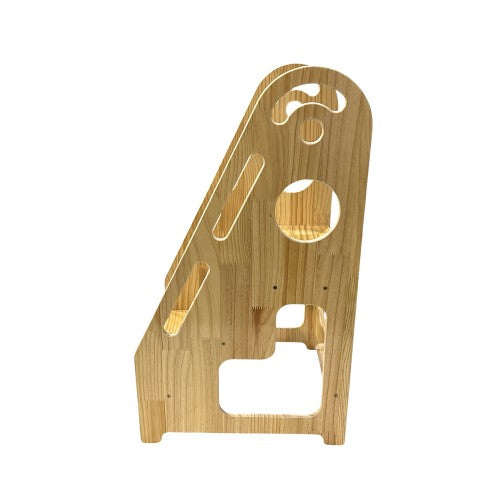 INTEXCA Wooden Step Stool, Adjustable Kitchen Step Stool for Kids and Toddlers with Adjustable Platform for Kitchen, Bathroom INTEXCA Wooden Step Stool, Adjustable Kitchen Step Stool for Kids and Toddlers with Adjustable Platform for Kitchen, Bathroom
